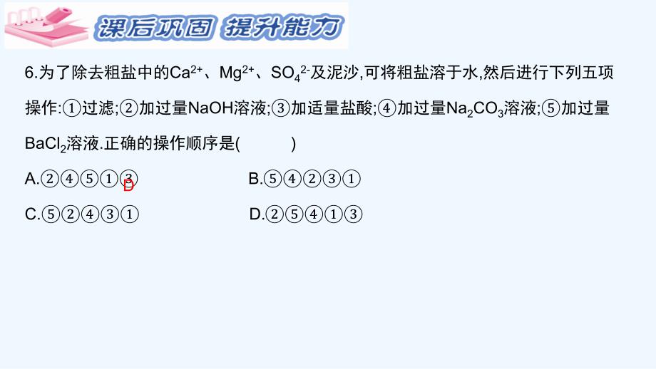 化学人教版九年级下册实验活动8《粗盐中难溶性杂质的去除》_第3页