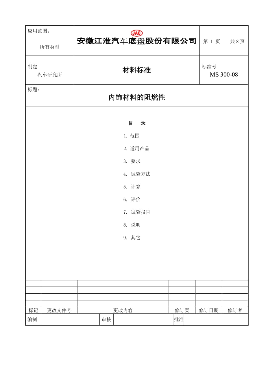 ms 300-08内饰材料的阻燃性_第1页