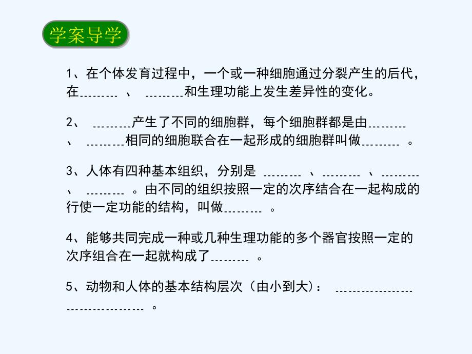 生物人教版七年级上册第二节.动物体的结构层次.动物体的结构层次_第3页