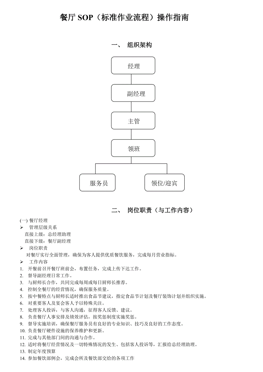 餐厅sop_第1页