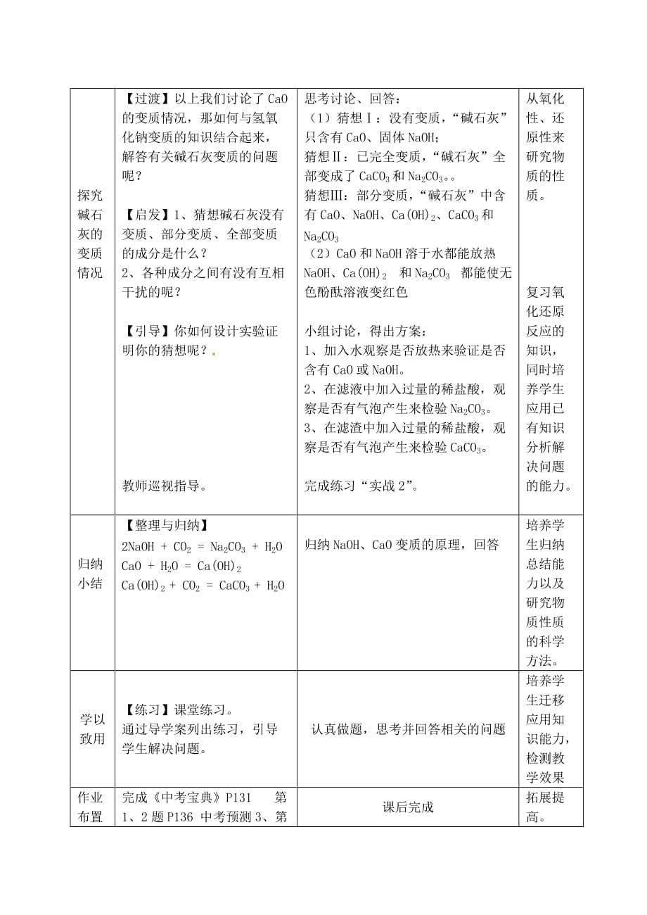 化学人教版九年级下册探究生石灰的变质_第5页