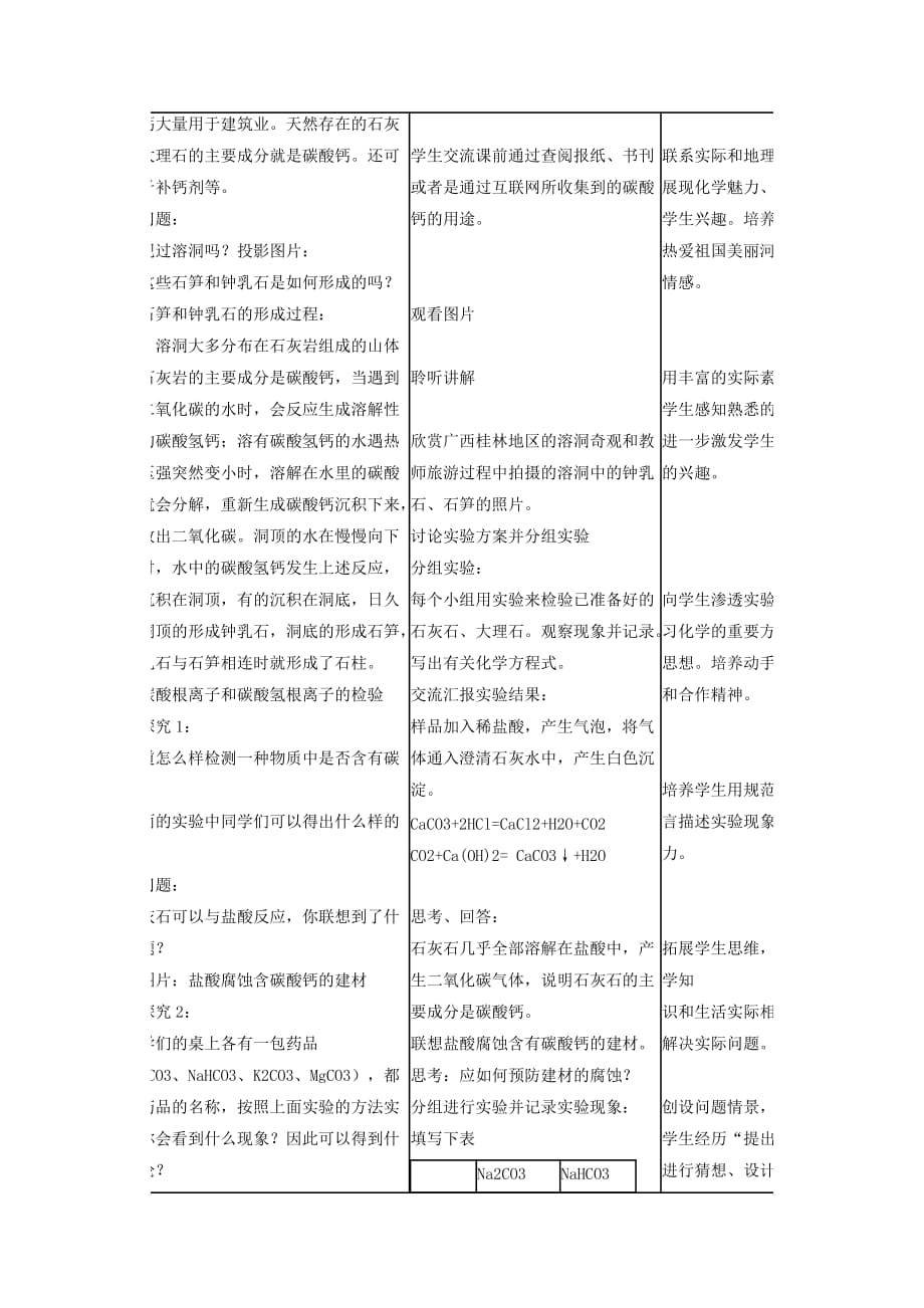 化学人教版九年级下册《生活中的常见的盐》教学设计_第4页