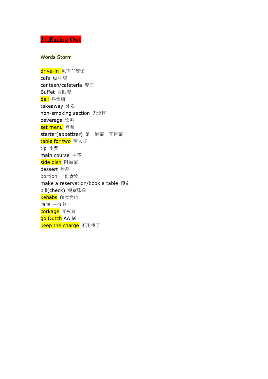 生活英语情景口语100主题21-30._第1页