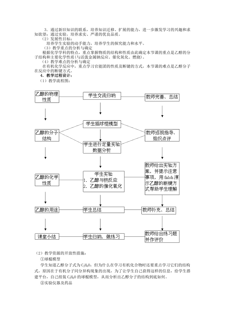 生活中两种常见的有机物—乙醇教学设计_第2页