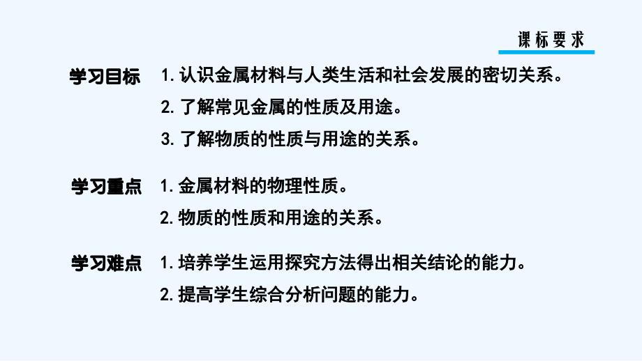 化学人教版九年级下册第八单元课题1金属材料第一课时（几种重要的金属）_第2页