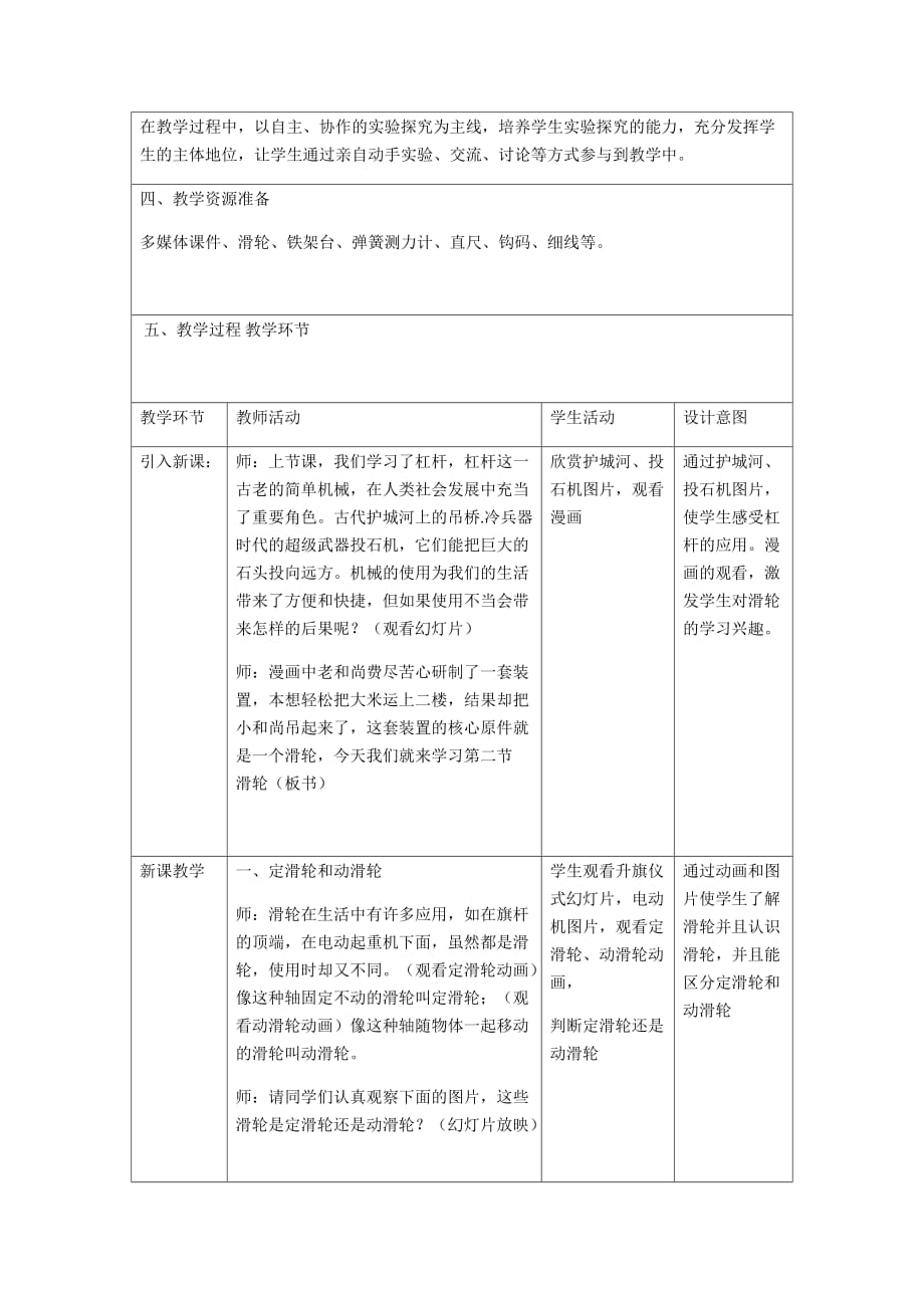 物理人教版八年级下册第二节滑轮_第2页