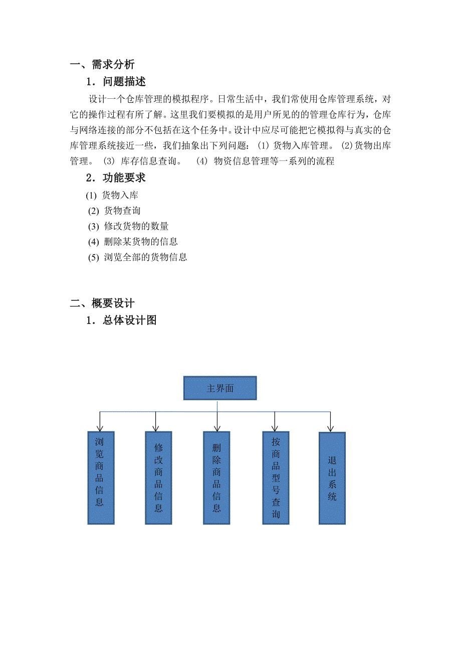 商店仓库管理系统_第5页