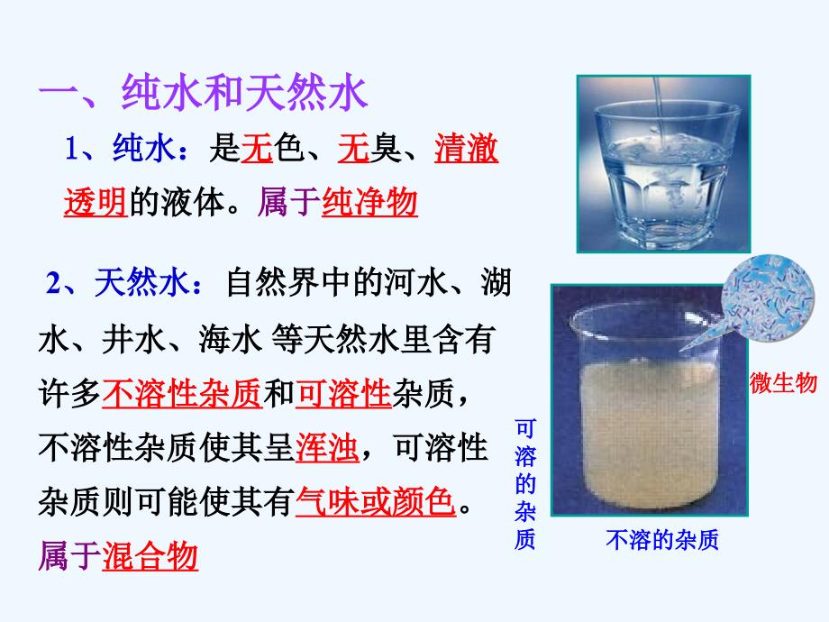 化学人教版九年级上册水的净化--第一课时_第4页