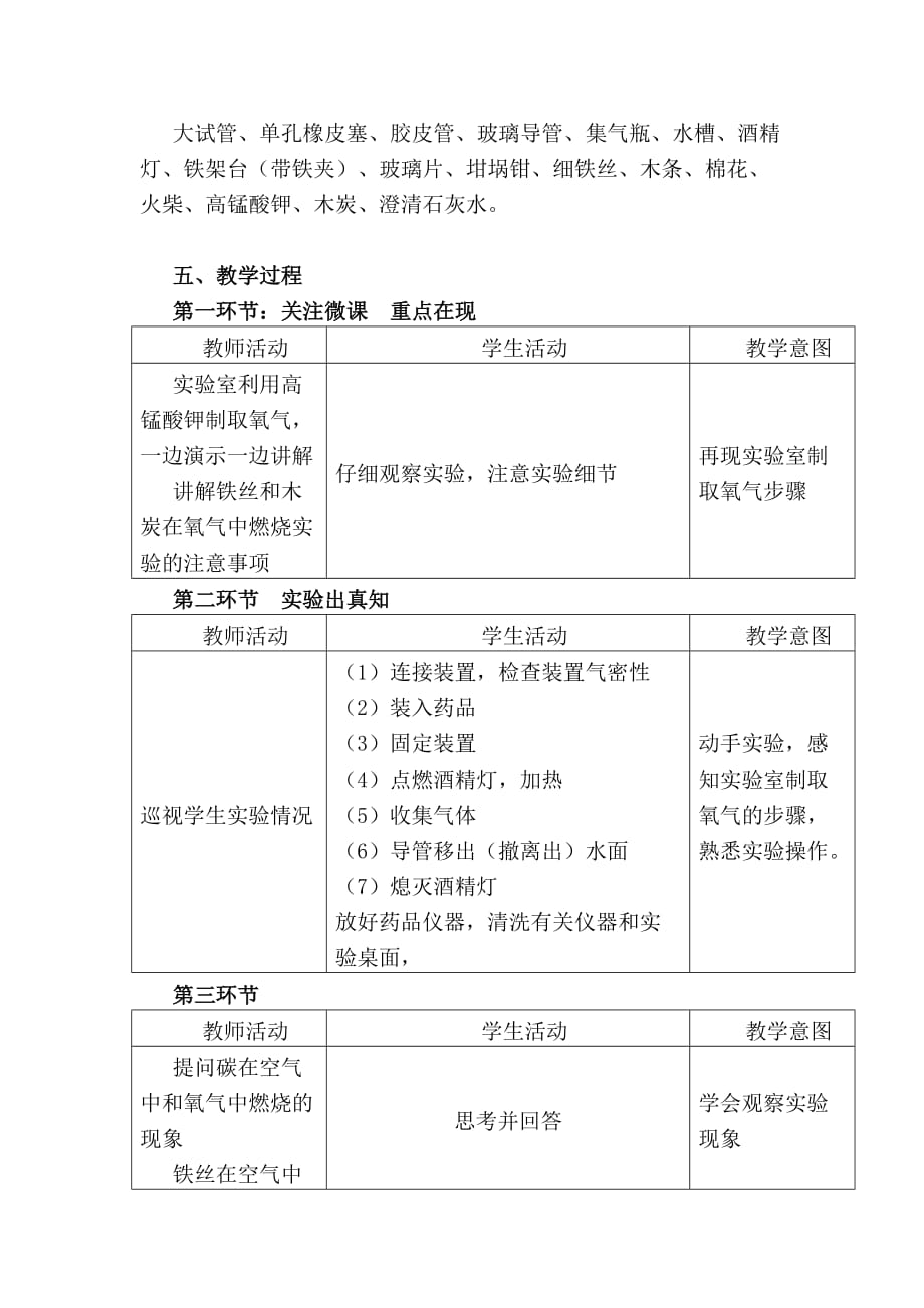 化学人教版九年级上册实验室用高锰酸钾制取氧气及性质的探究_第2页