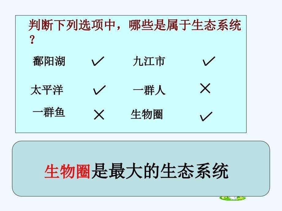 生物人教版七年级上册生物和环境所组成的生态系统_第5页