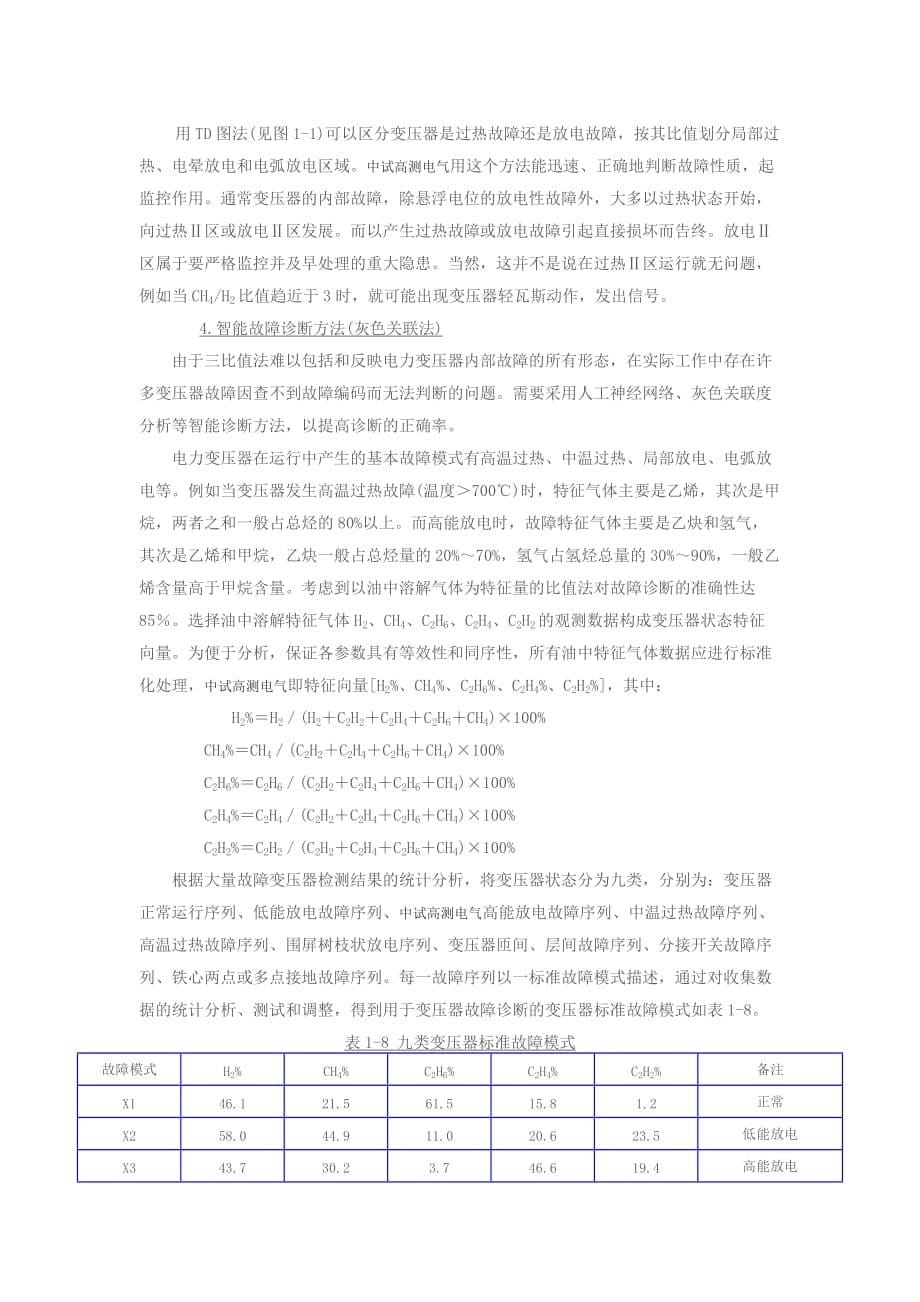 电力变压器的油色谱判别及分析_第5页