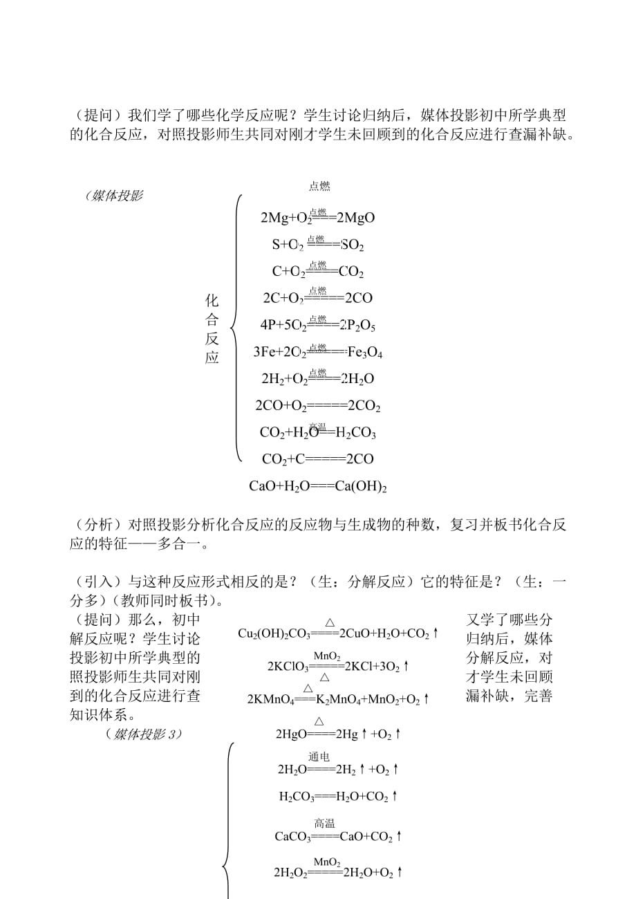 化学人教版九年级下册化学反应及其类型_第2页