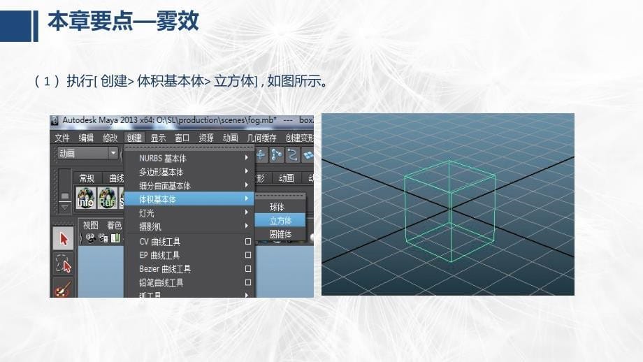 三维灯光渲染技术全套配套课件教学资源包05第五章清晨的森林_第5页