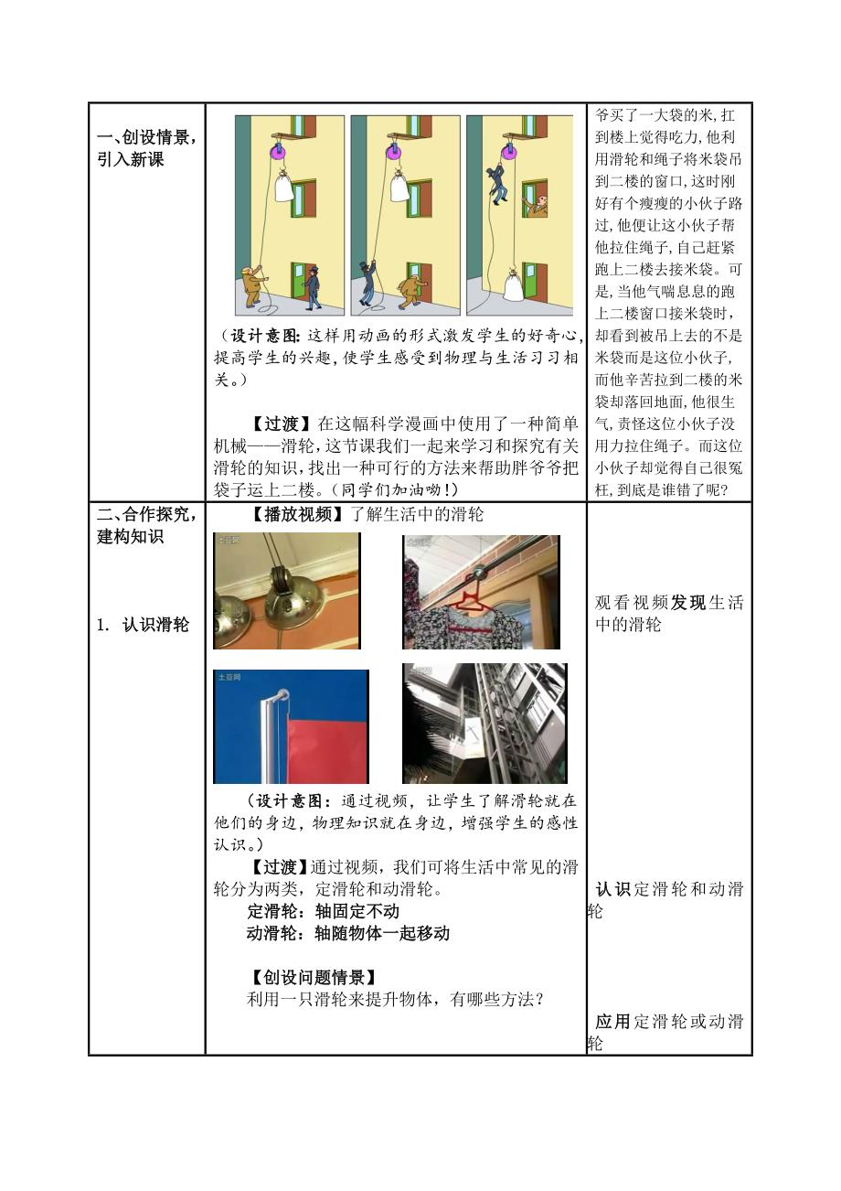 物理人教版八年级下册第二节　滑轮_第2页