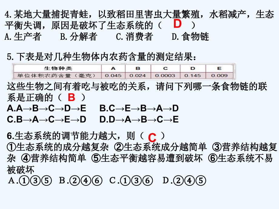 生物人教版七年级上册生物与环境组成生态系统（二）_第2页