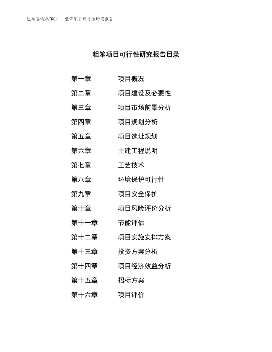 粗笨项目可行性研究报告（总投资12000万元）（58亩）_第2页