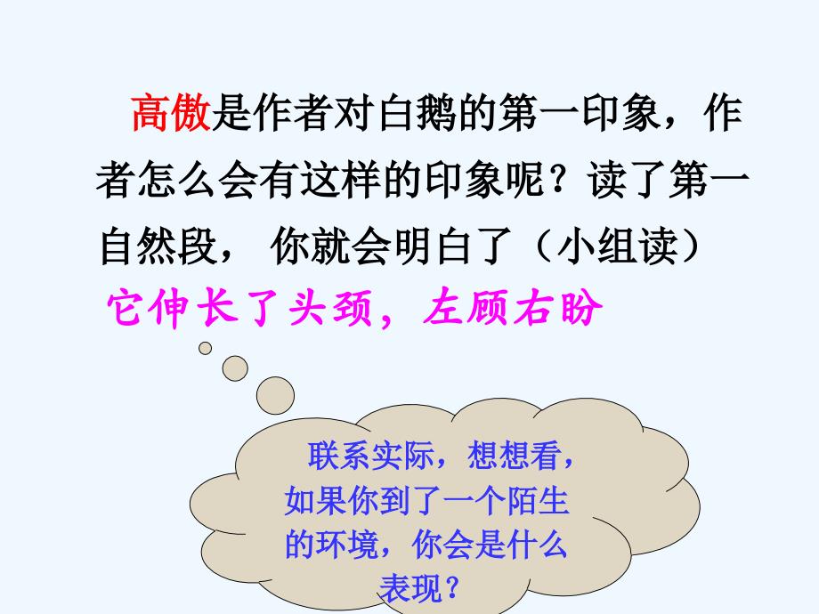 语文人教版四年级上册13 白鹅课件_第3页