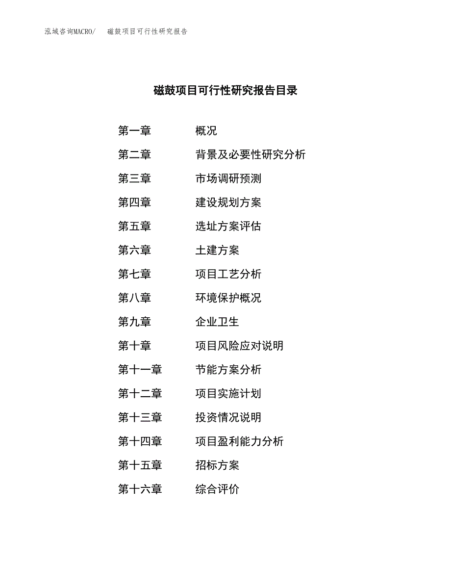 磁鼓项目可行性研究报告（总投资11000万元）（54亩）_第2页