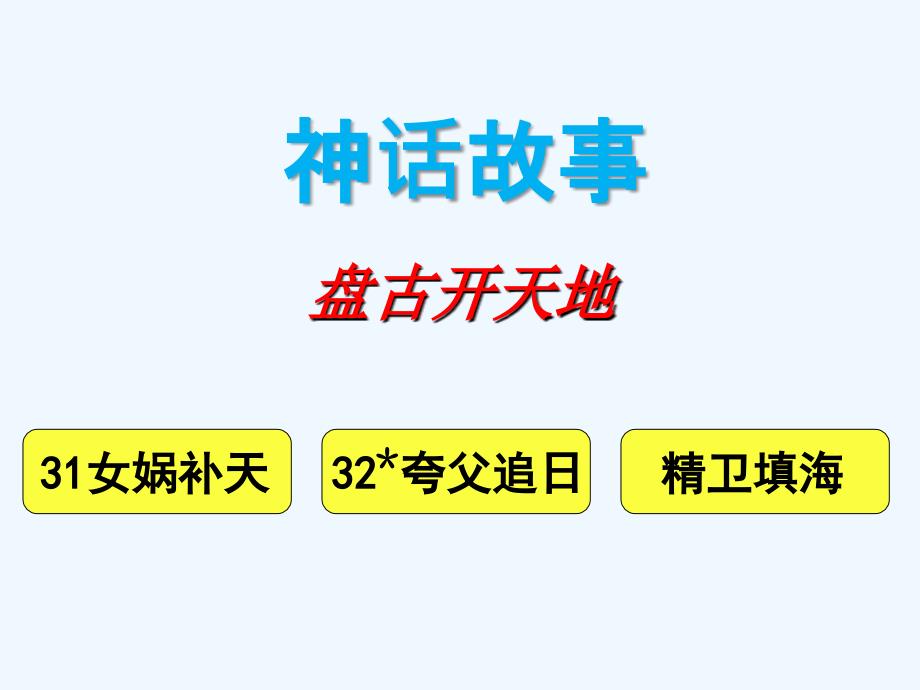 语文人教版三年级上册《美丽的神话传说》群文阅读课ppt_第3页