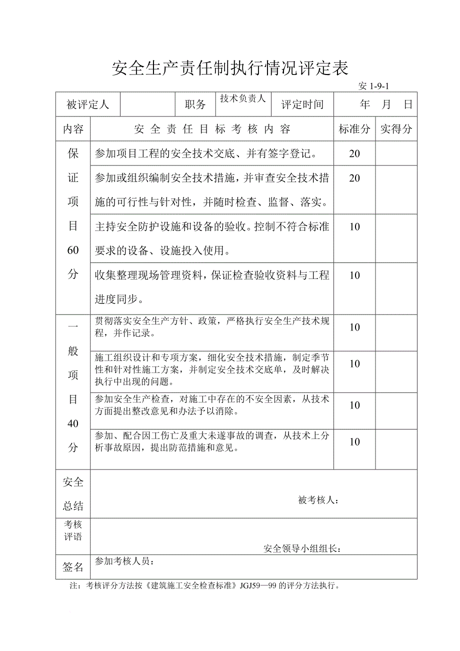 安全生产责任制执行情况评定表-(1)_第3页