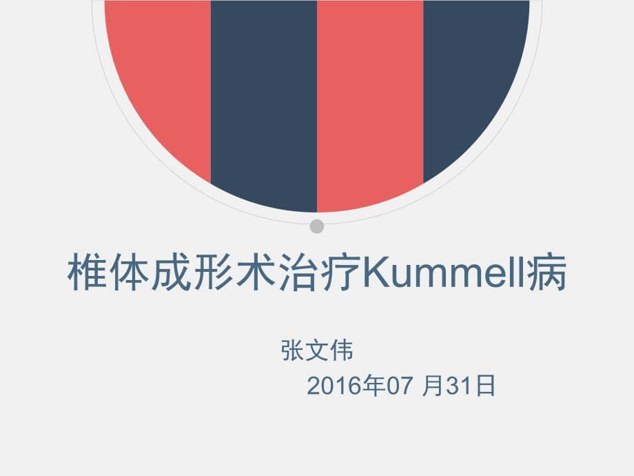 张文伟《椎体成形术治疗kummell病》课件