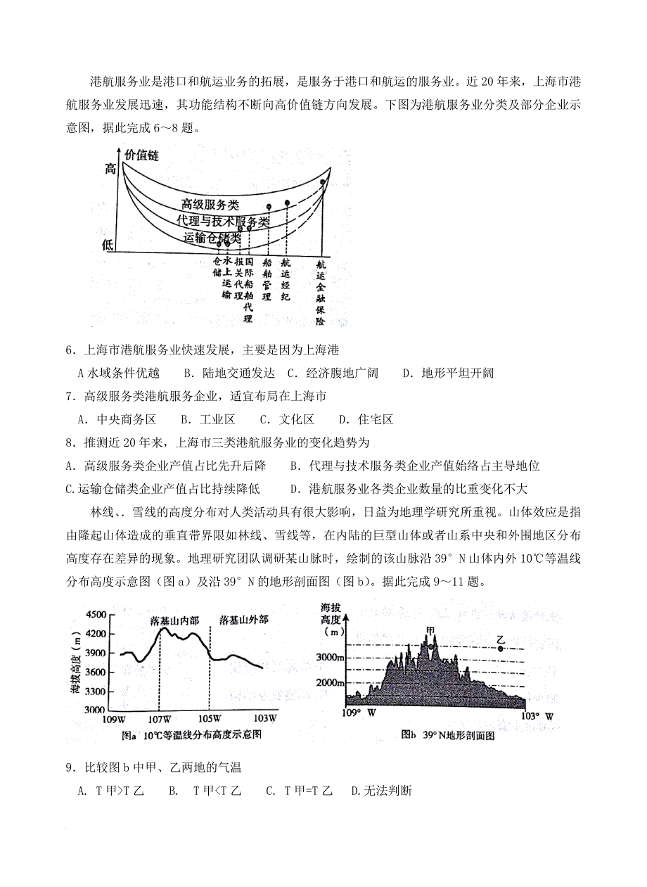 2018届山东省济南市高三第一次模拟考试文综试题.doc_第2页