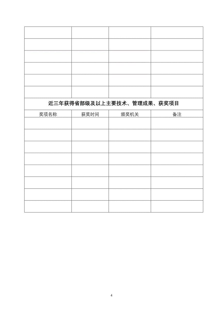 2014川庆入网中国石油天然气集团公司 工程建设承包商准入申请材料_第5页