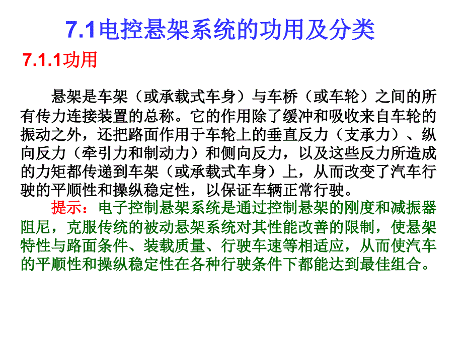 汽车电子控制技术全套配套课件第7章电子控制悬架系统_第3页