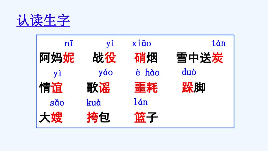 语文人教版五年级下册再见了亲人教学课件_第4页