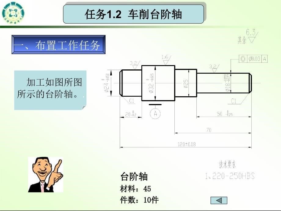 普通机床零件加工-杨雪青-ppt项目1零件车削加工（任务1.41） 1)_第5页