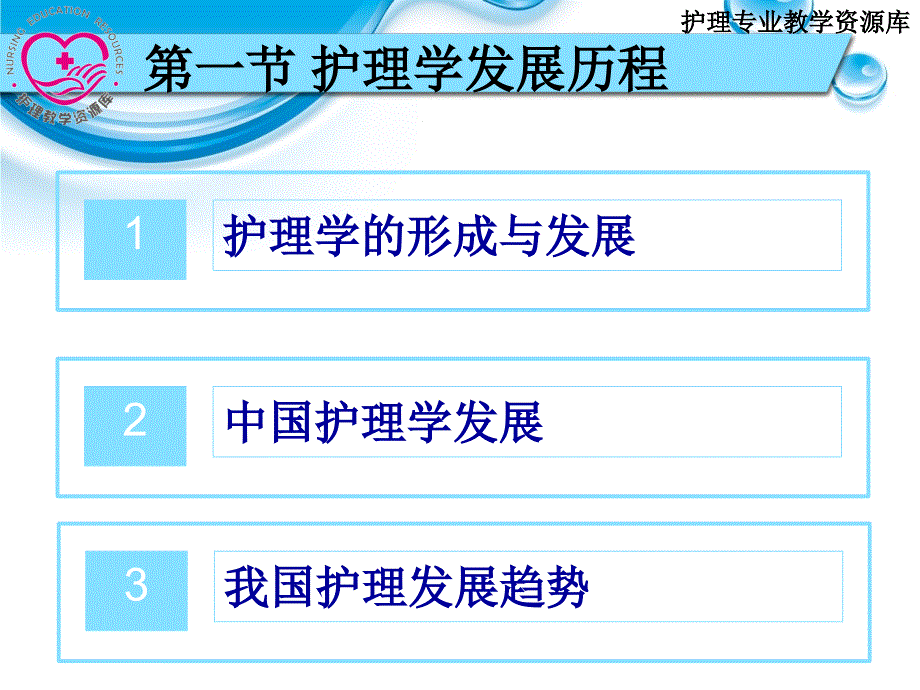 护理学导论+李丽娟邢爱红单元1第二章护理学发展历程及基本概念第一节护理学发展史_第3页