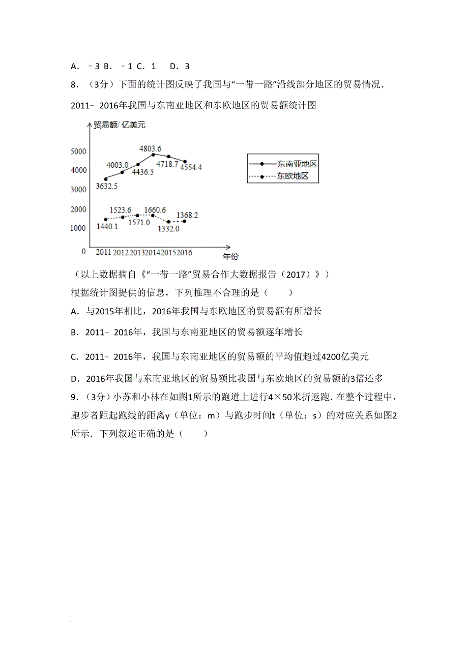 2017年北京市中考数学试卷(含答案详解).doc_第2页