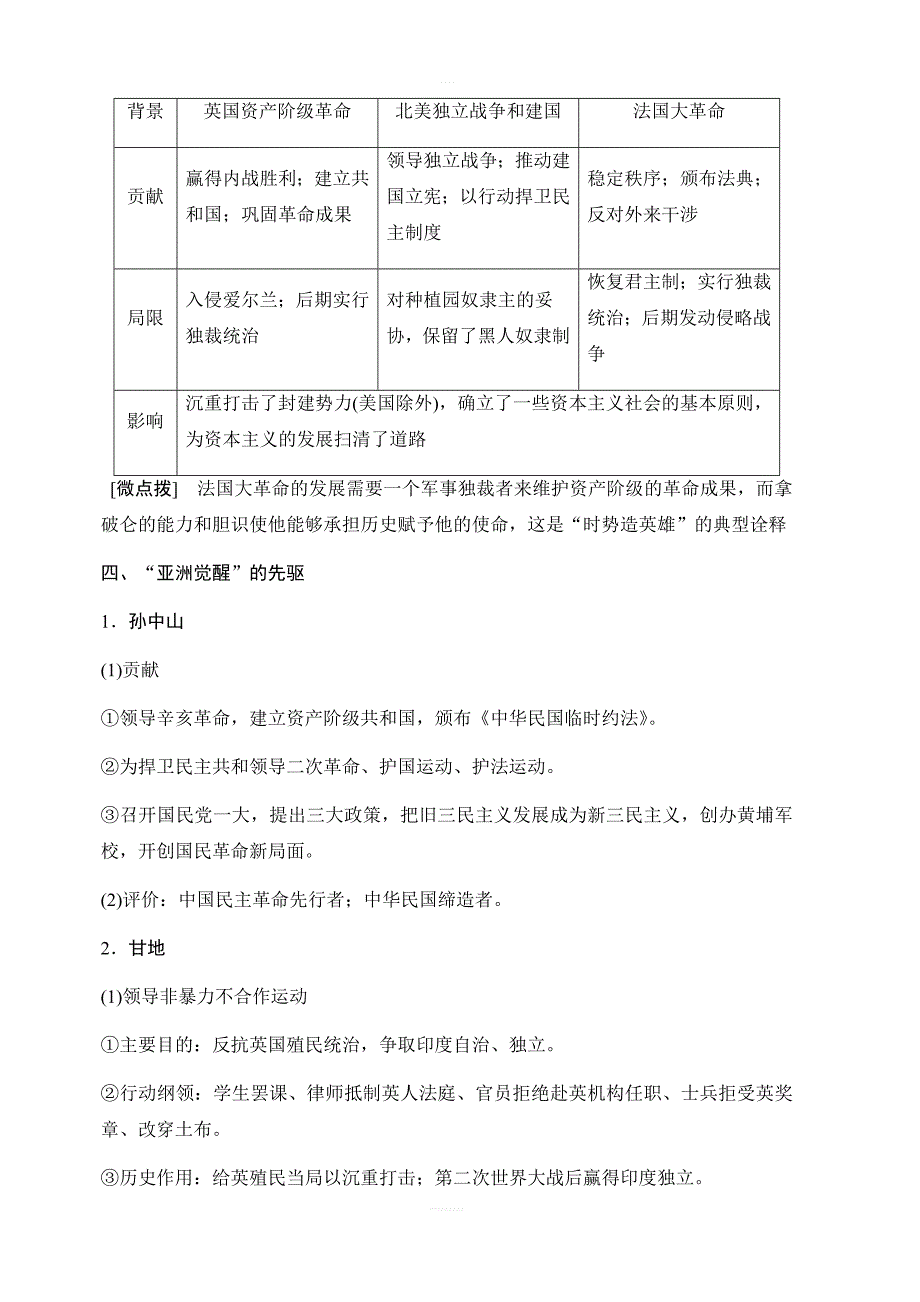 2020年高考历史新课标第一轮总复习练习：选修四含解析_第4页