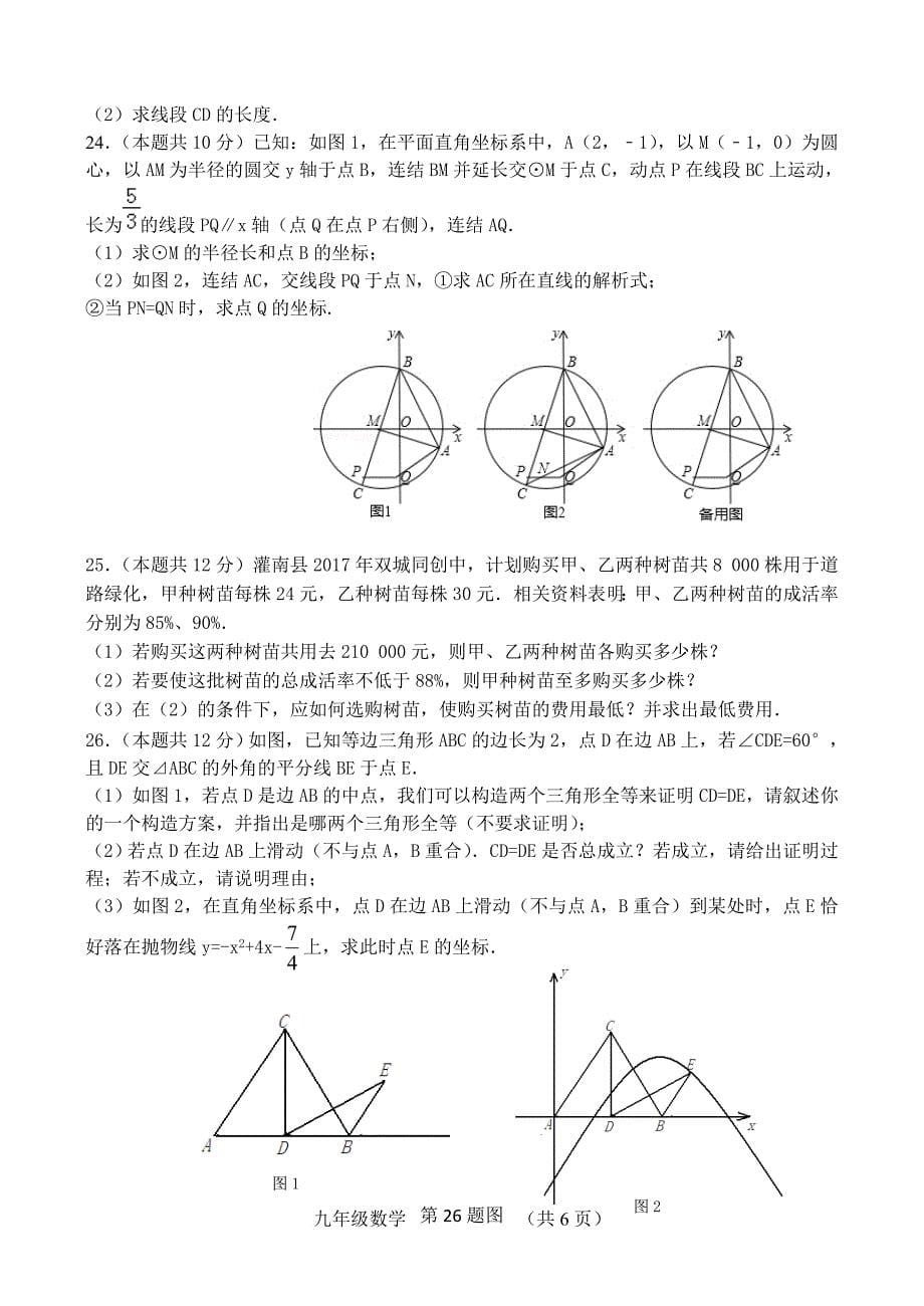 2018年中考数学模拟(适用江苏).doc_第5页