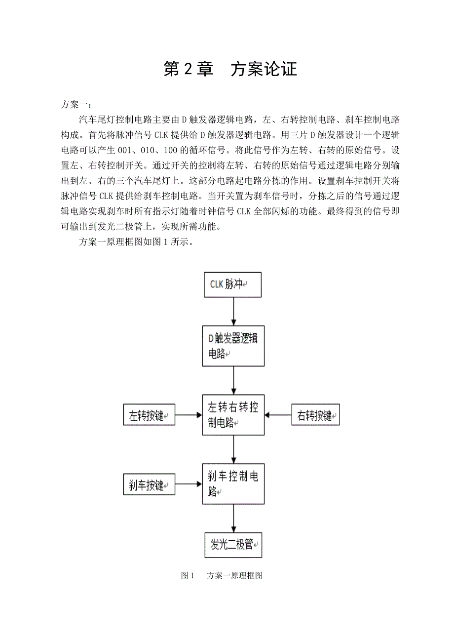 数电课程设计-汽车尾灯_第4页