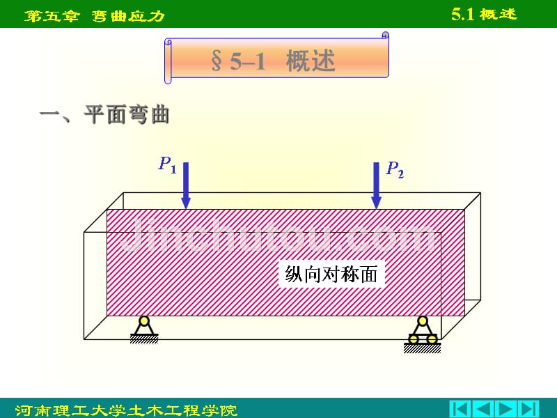 材料力学教程课件弯曲应力_第3页