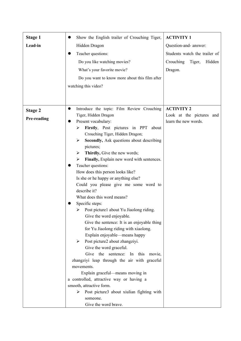 外研社英语必修二module6--reading-教案_第3页