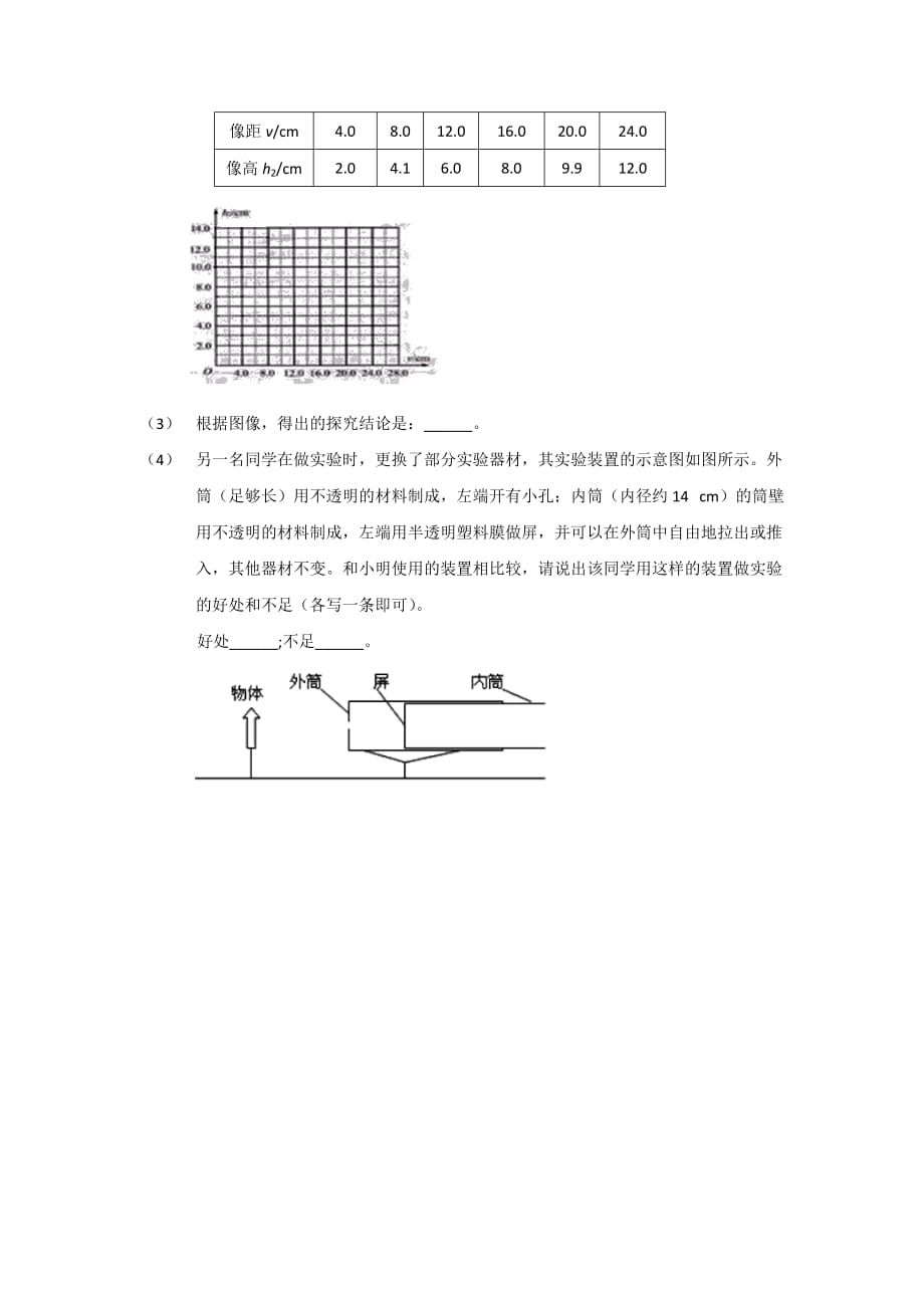 2017中考复习光现象实验专题训练(附答案).doc_第4页