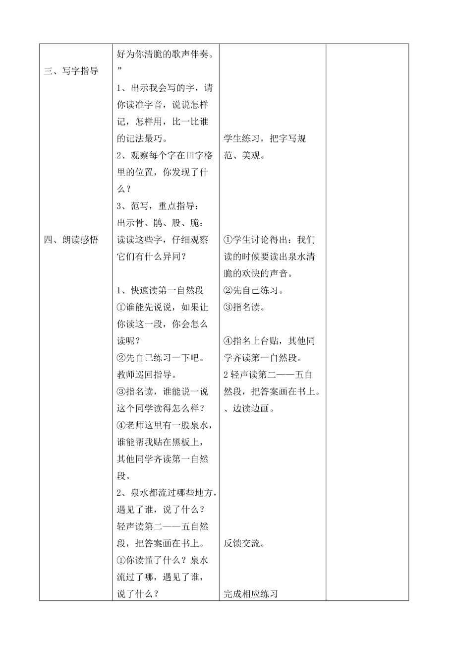 语文人教版二年级下册5、泉水_第3页