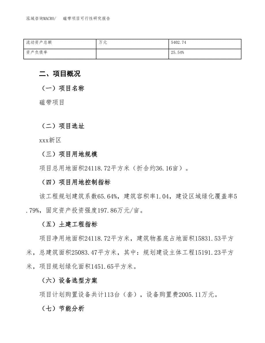 磁带项目可行性研究报告（总投资9000万元）（36亩）_第5页