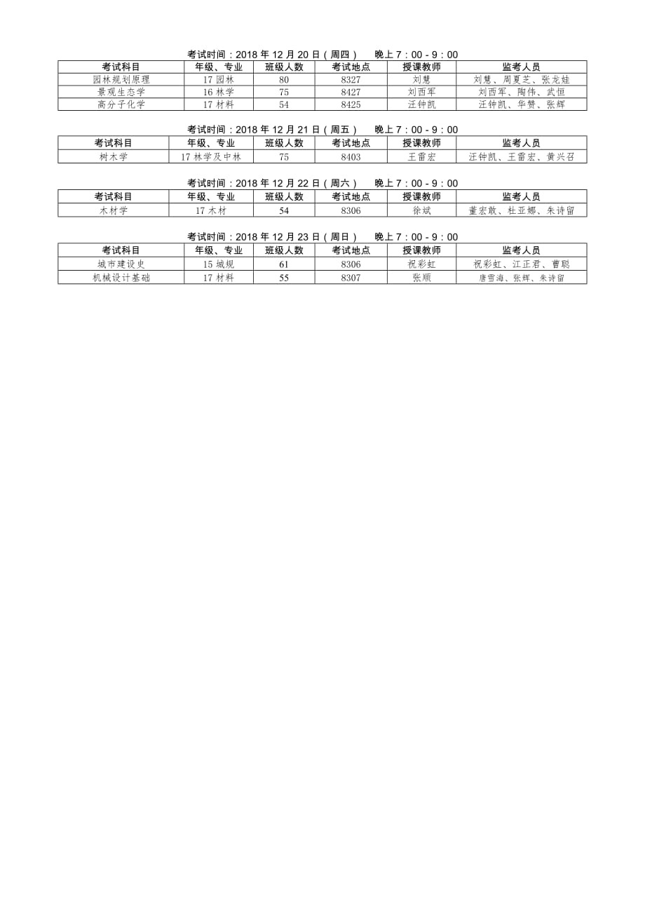 考试时间2018年12月17日（周一）上午9001100_第2页