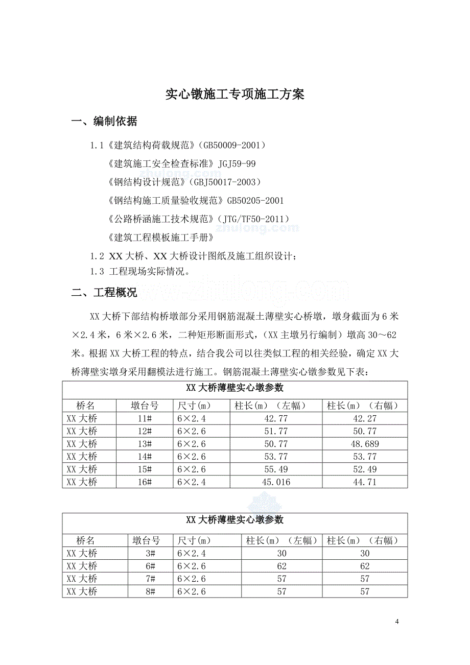 高薄壁实心墩专项施工方案(翻模法).doc_第4页