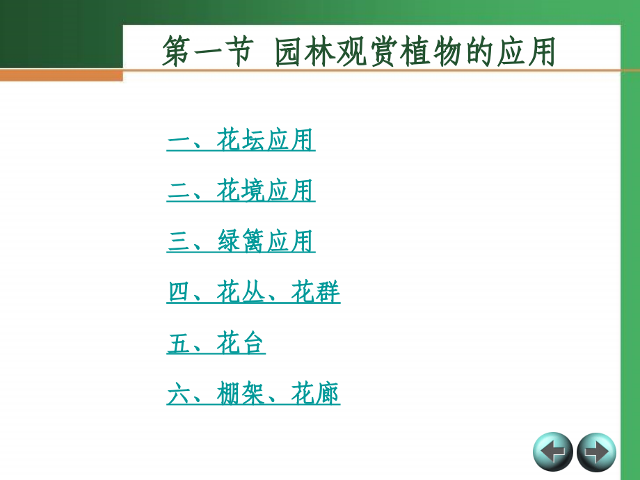 观赏植物栽培电子教案年版)第九章观赏植物的应用_第4页