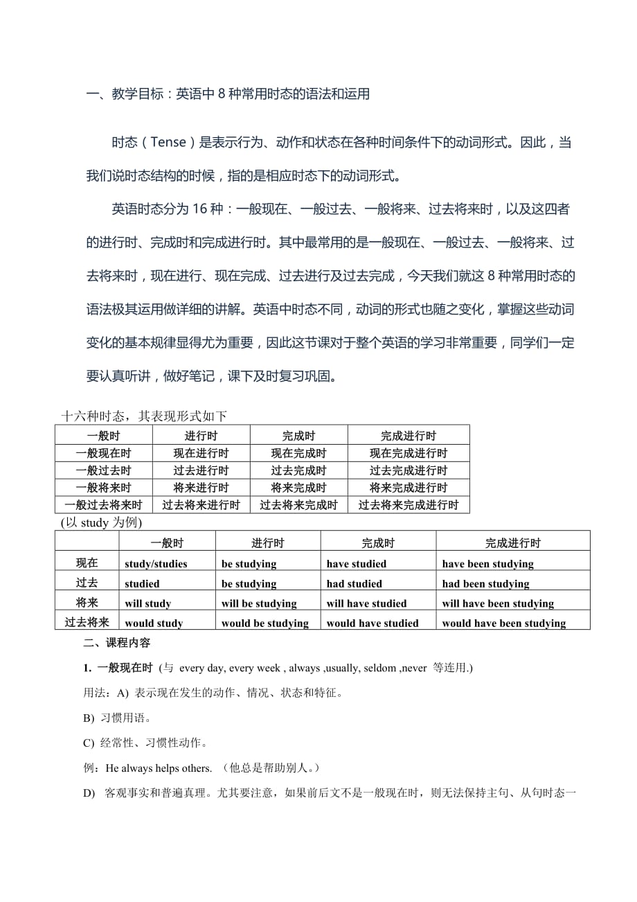 英语16种时态汇总.doc_第1页