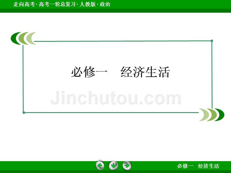 走向高考2015届高考政治人教版第一轮总复习配套课件41份新教材复习【走向高考】2015届高考政治（人教版）第一轮总复习配套课件：第十课科学发…_第2页