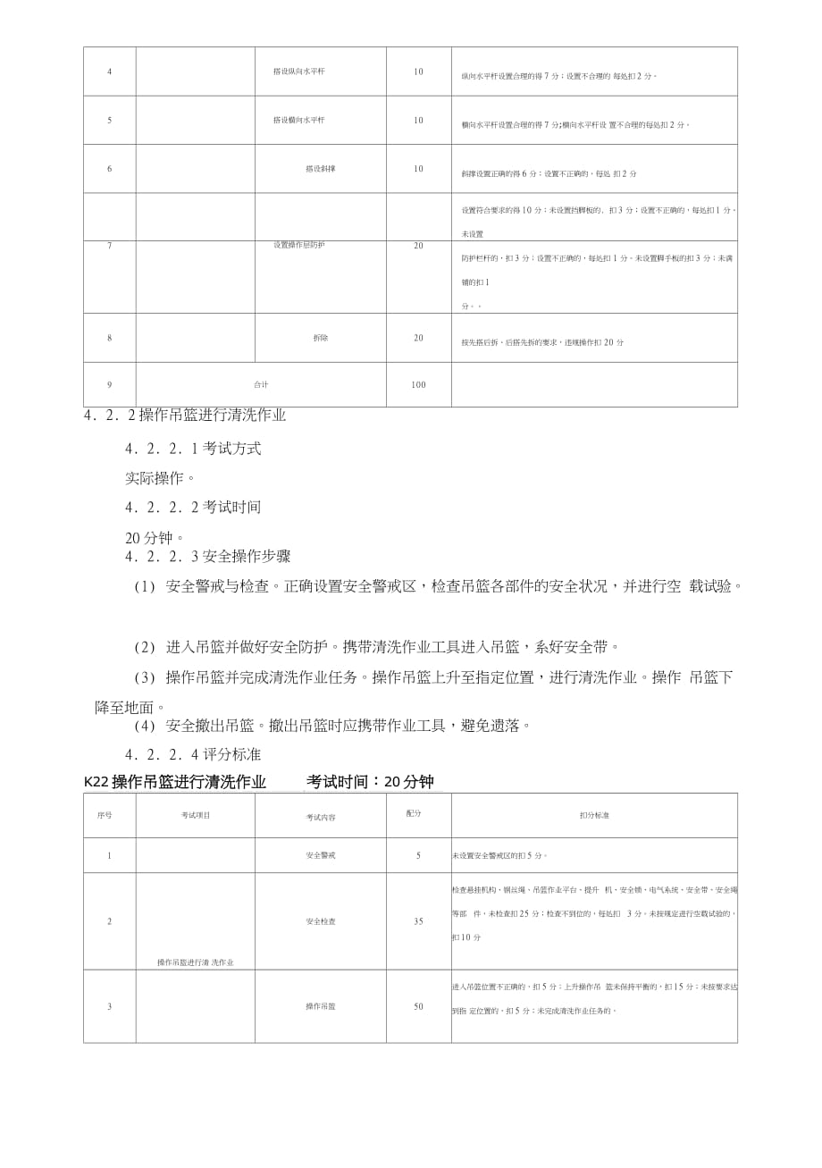 高处安装、维护、拆除作业安全技术实际操作考.doc_第3页