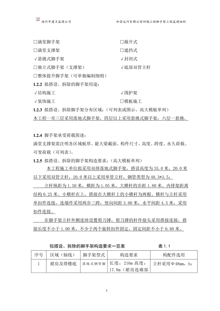 高层住宅脚手架监理细则(标准化文本).doc_第3页