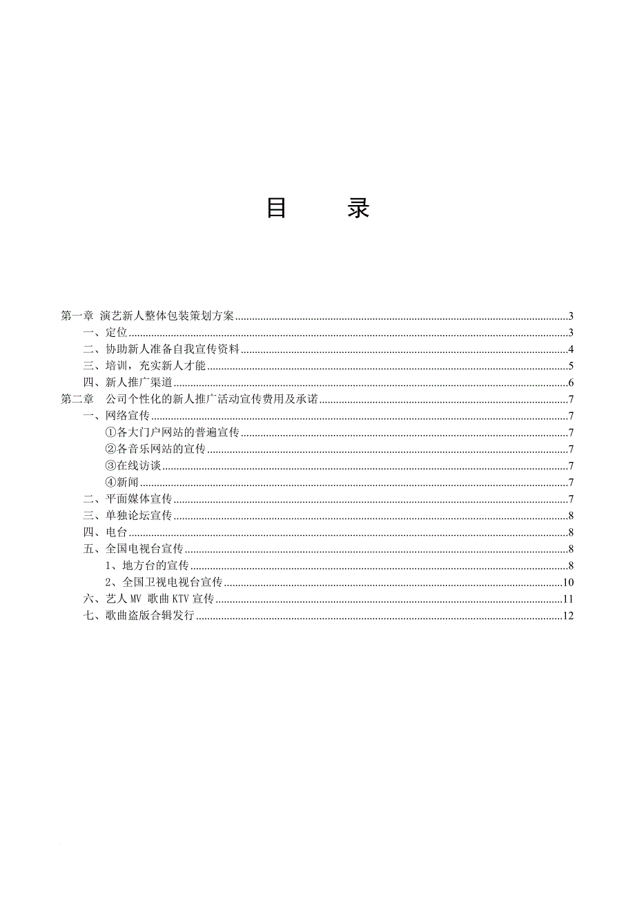 艺人整体包装策划方案(全案).doc_第2页