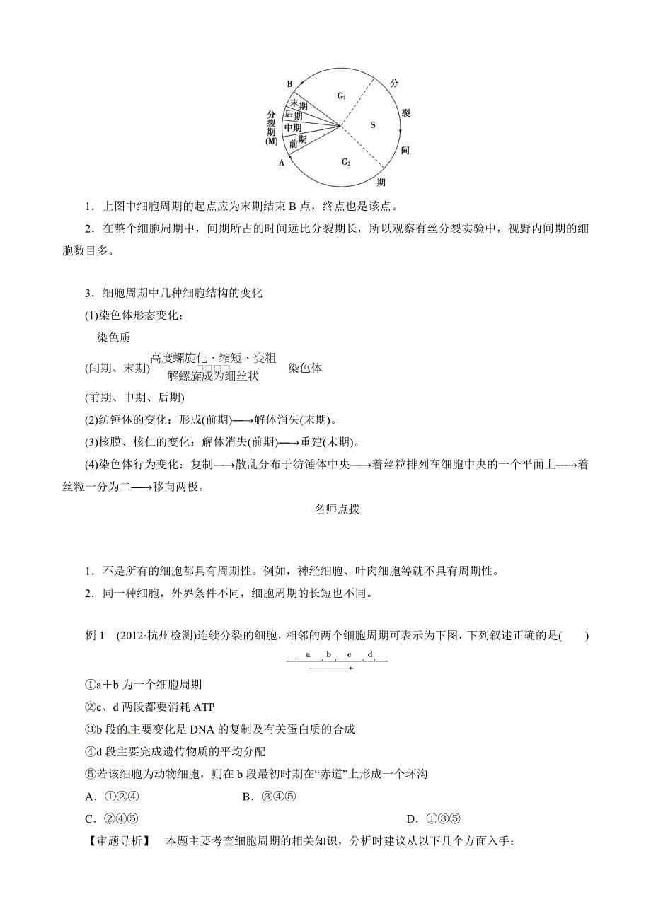 《第一节 细胞的增殖》导学案_第5页