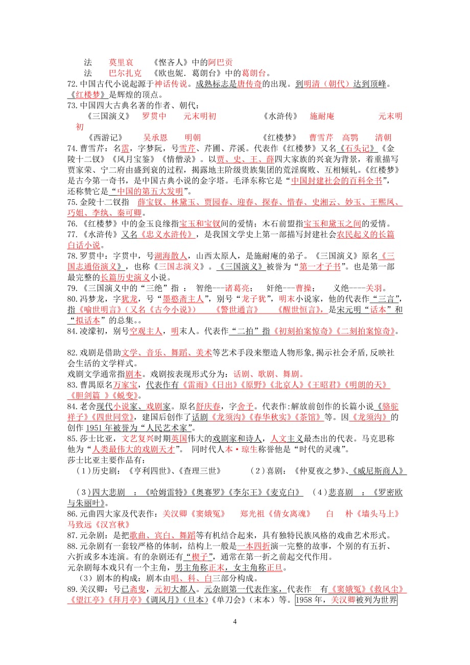 高中语文会考文学常识题.doc_第4页